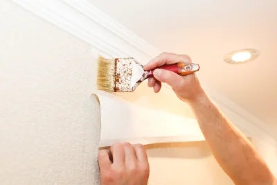 Pose de papier peint à Leffard — revêtements muraux et toiles de verre